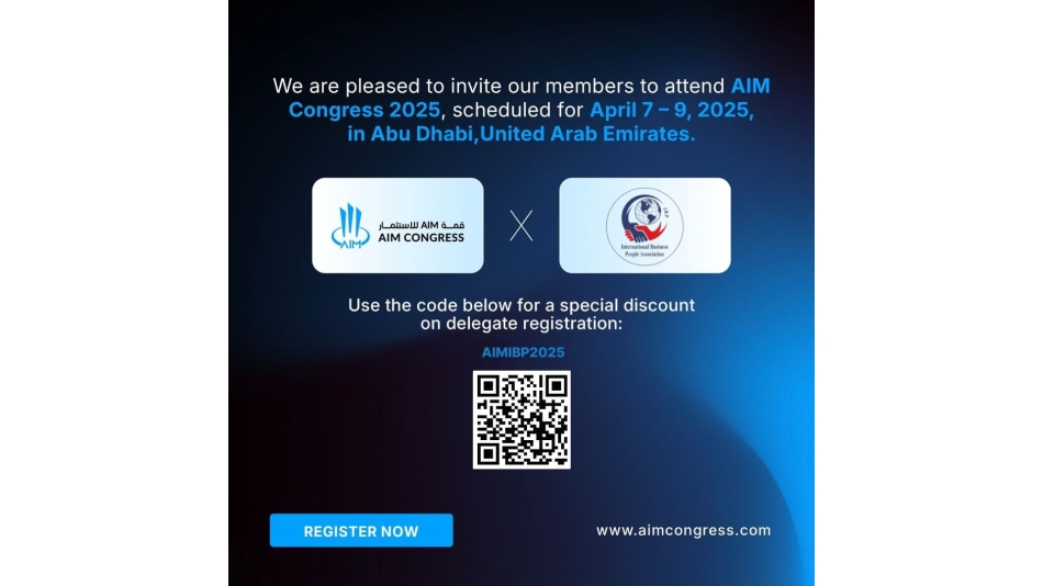 IBP Joins AIM Congress 2025 Abu Dhabi, UAE – A Major Step for International Business!