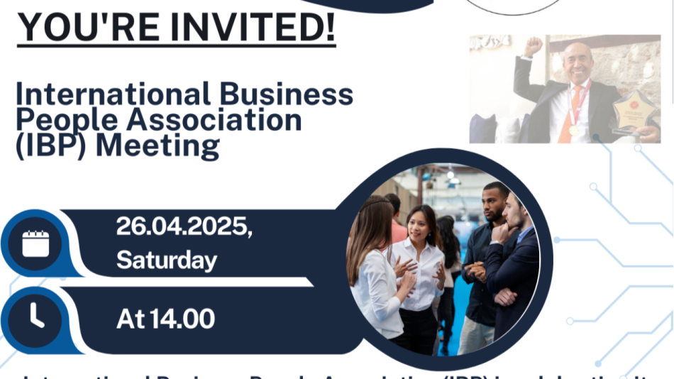 IBP Guest Talk and Networking with Ali Bıdı – April 26, 2025
