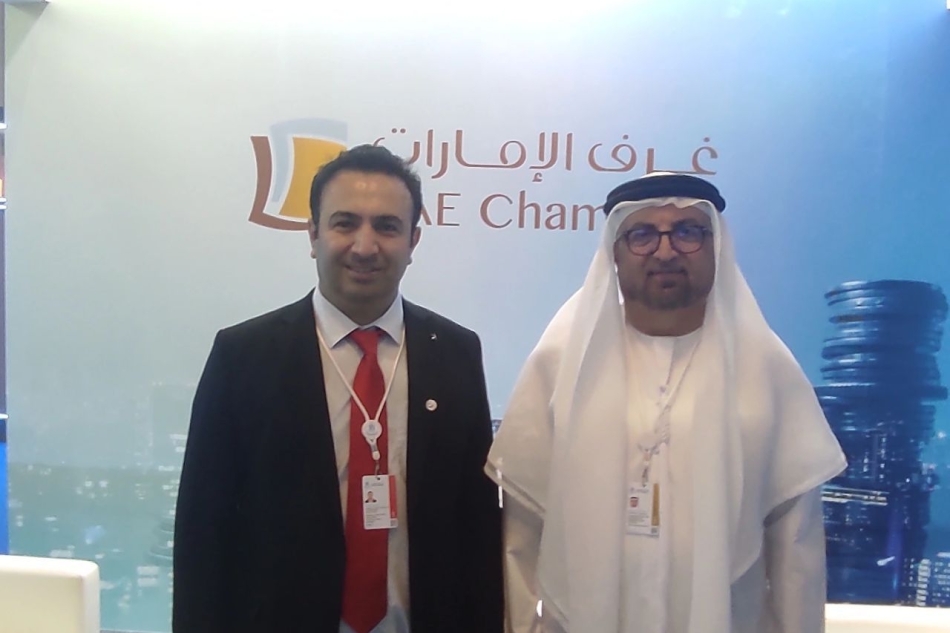 Meeting with the Secretary-General of the UAE Chambers Federation at AIM Congress