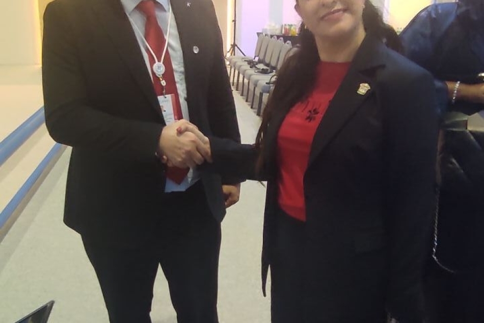 Meeting with Mexico’s Secretary of Economic Development Laura González Hernández at AIM Congress