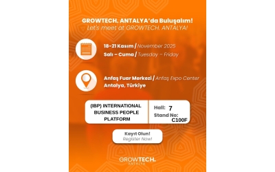 GROWTECH ANTALYA’DA BİZİ ZİYARET EDİN! 